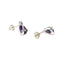 Sterling Silver & Amethyst Earrings (E675AFT)